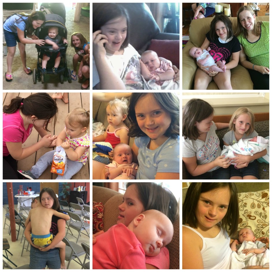 beth baby collage